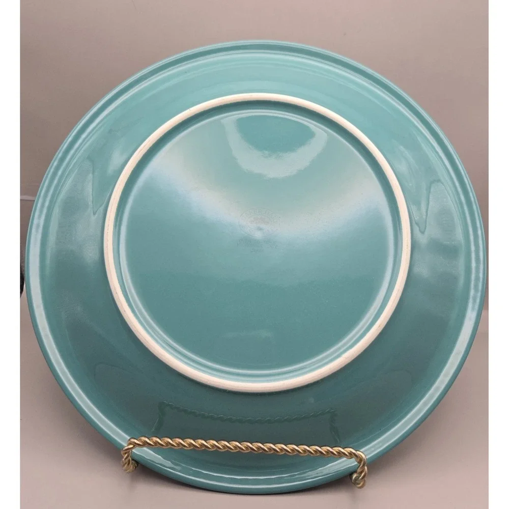 Vintage Turquoise Platter 12